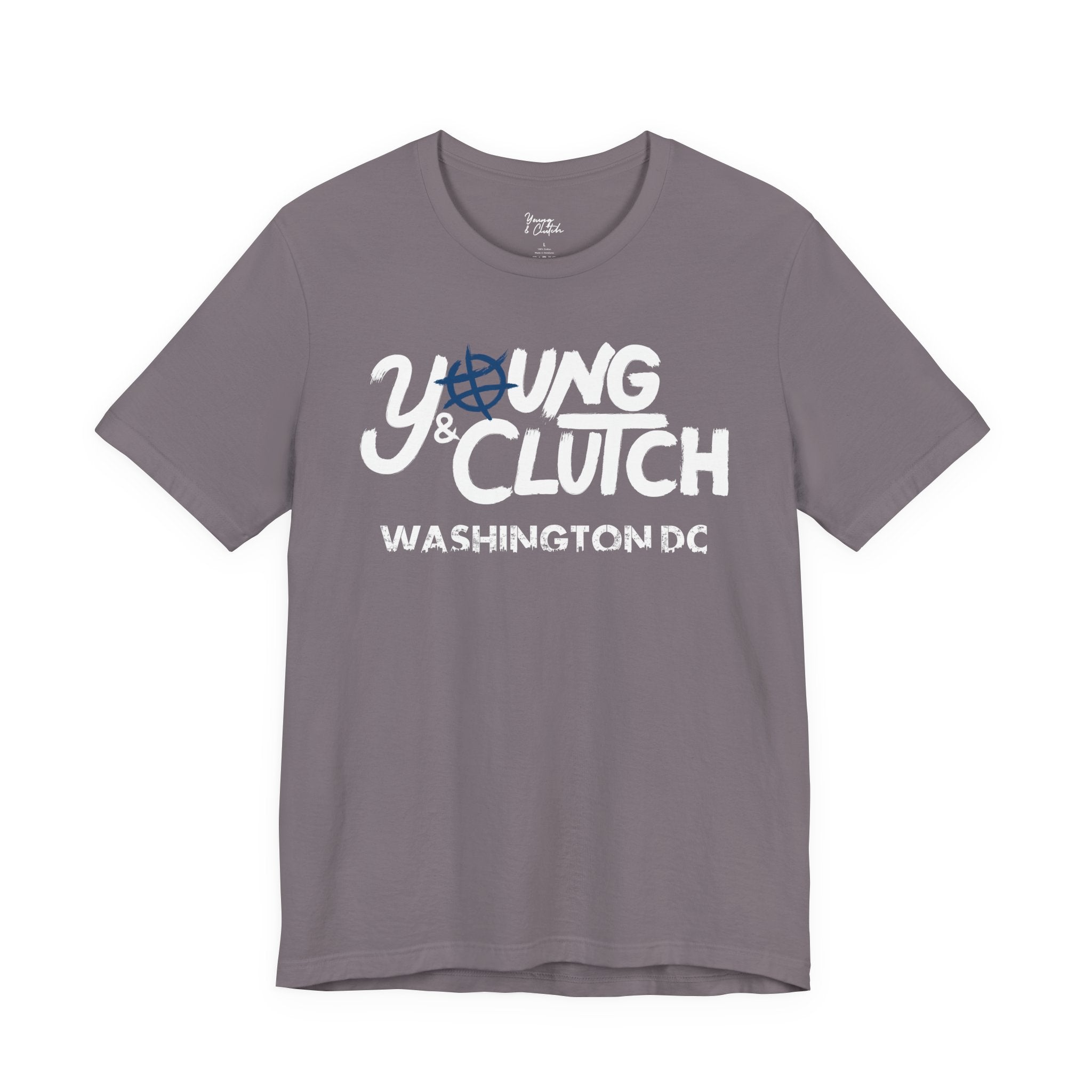 Young & Clutch Washington DC  Basketball T-shirt (Adult size)