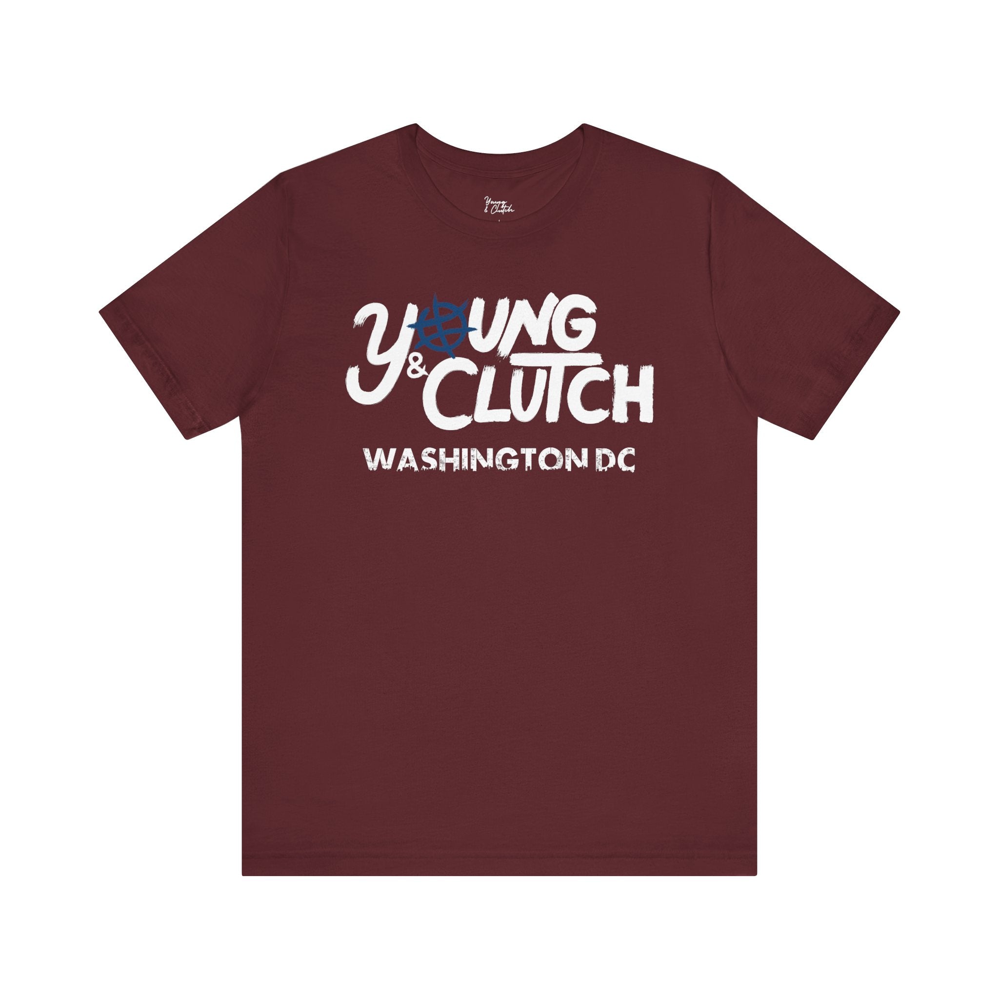 Young & Clutch Washington DC  Basketball T-shirt (Adult size)