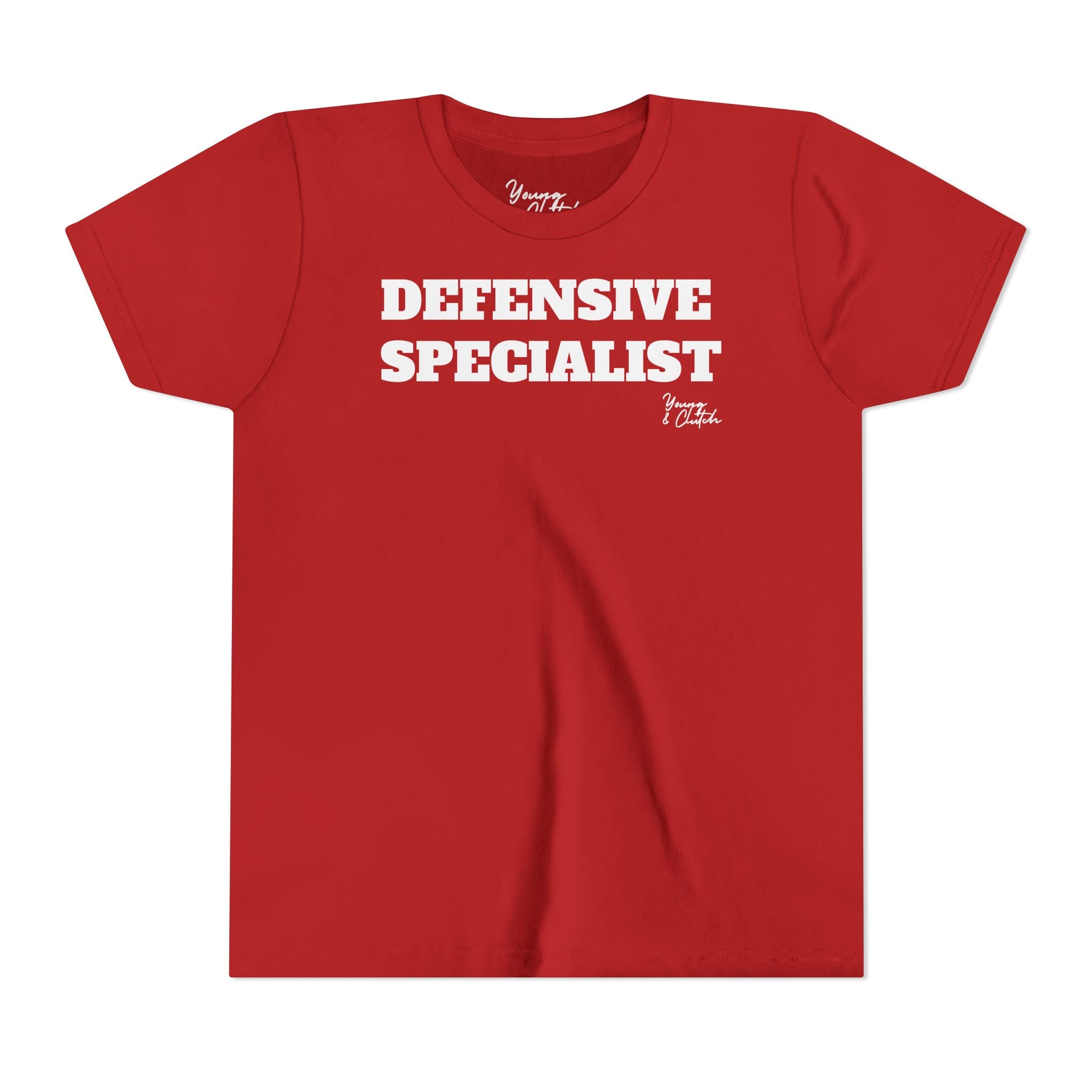 Youth Short Sleeve Tee Young & Clutch Defensive Specialist