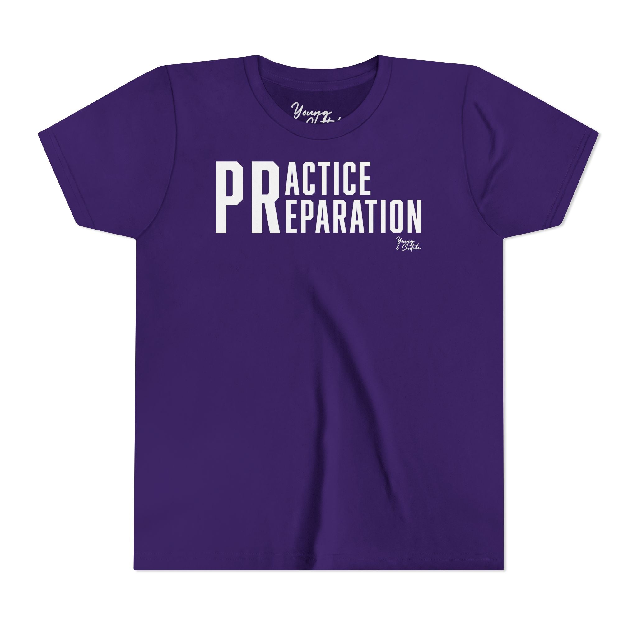 Youth Short Sleeve Tee Young & Clutch Practice & Preparation