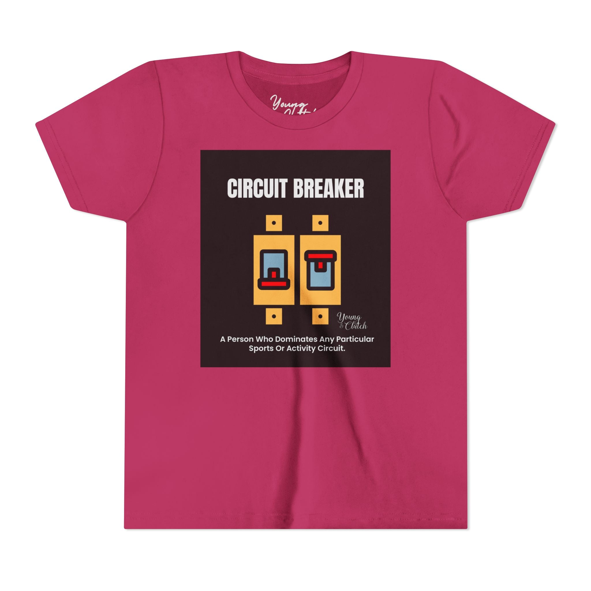 Youth Short Sleeve Tee Young & Clutch Circuit Breaker 2