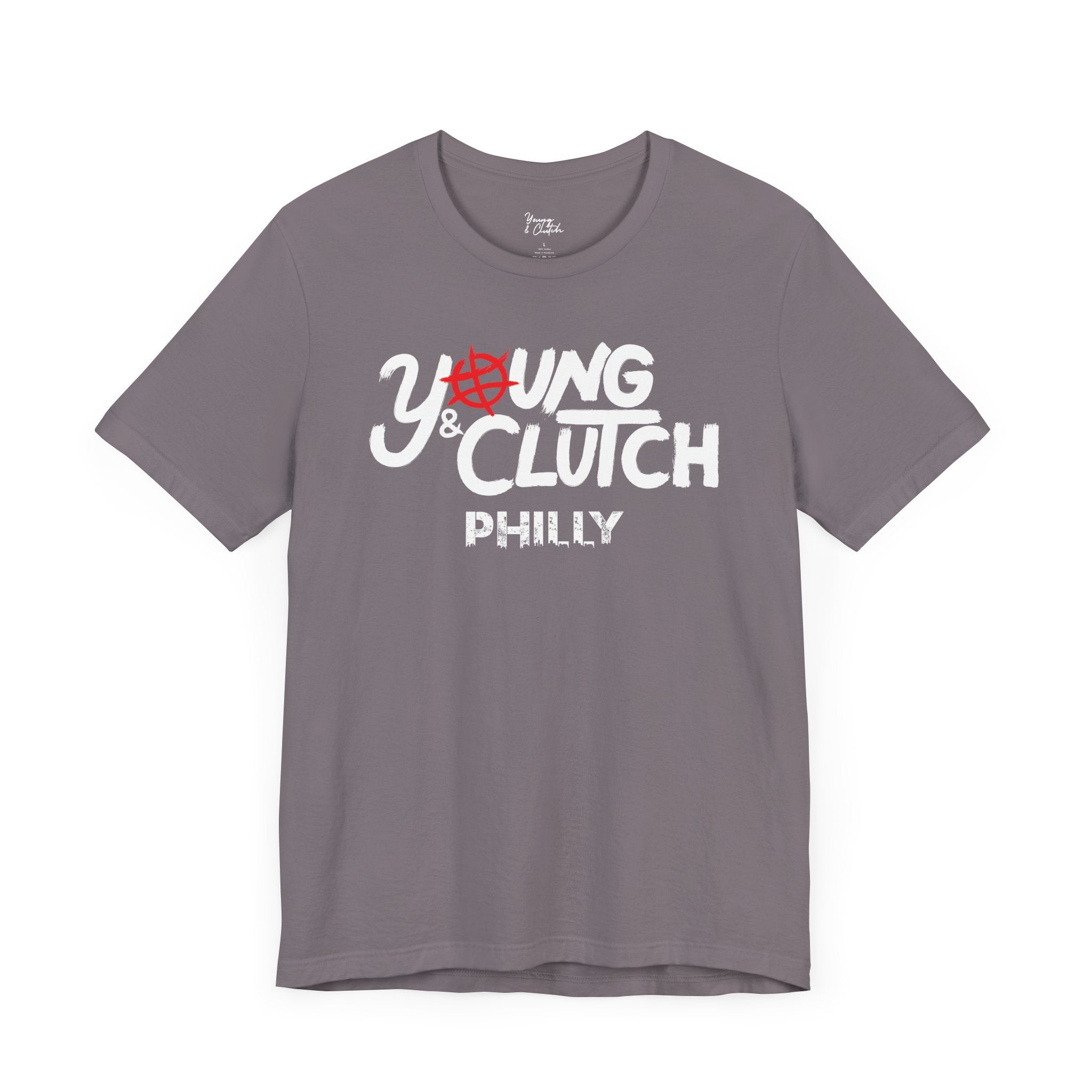 Young & Clutch Philly Basketball T-shirt (Adult size)