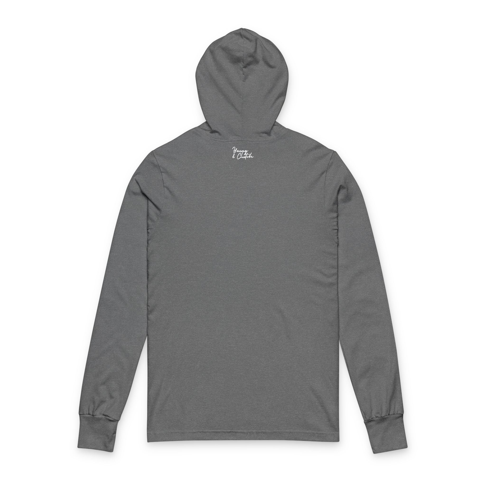 Shooter Unisex Hooded Long Sleeve Tee - Casual and Trendy Graphic Top